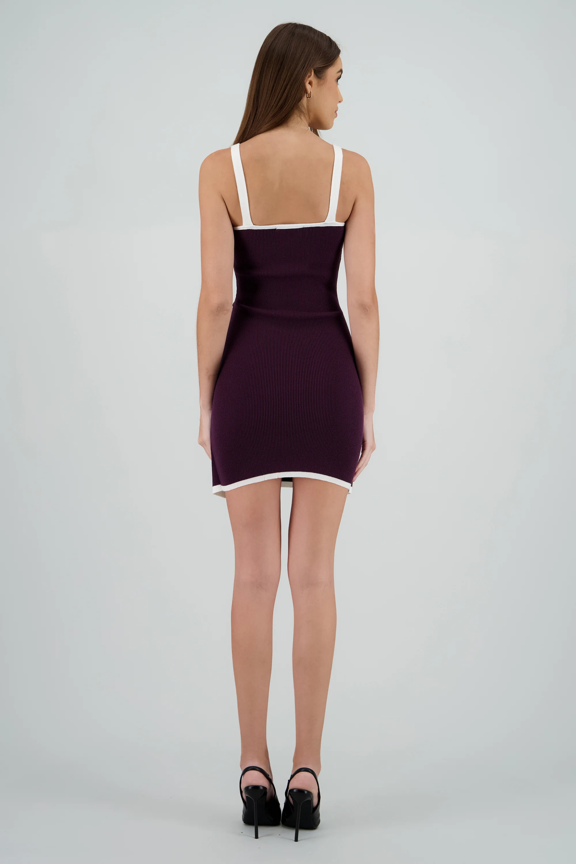 Vestido tirantes contraste detalle laso - Image 4