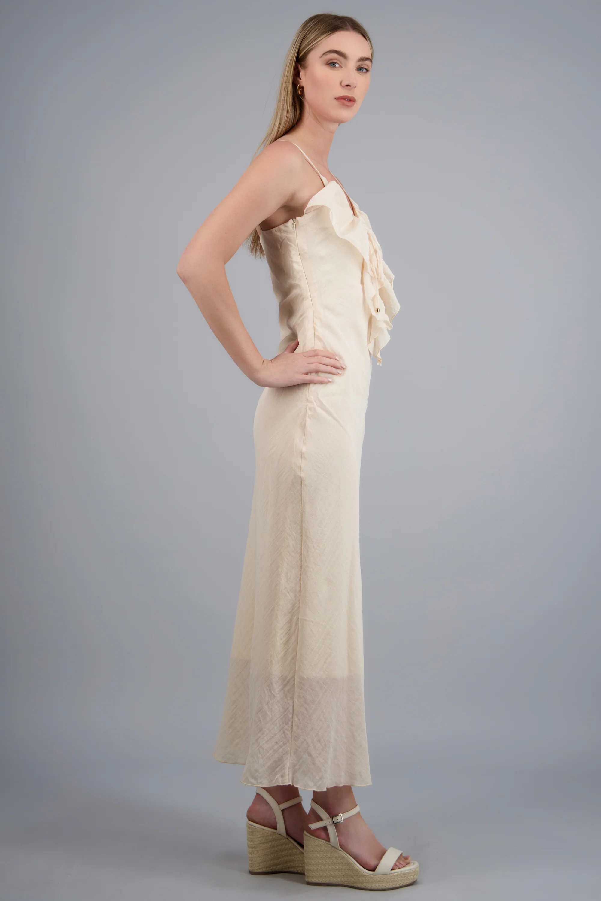 Vestido tirantes detalle olanes - Image 3