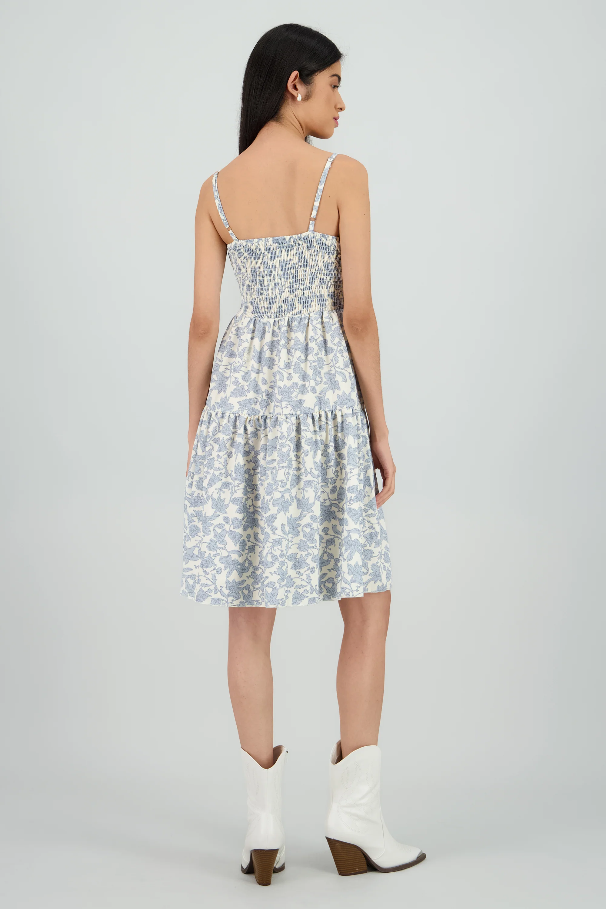 Vestido tirantes flores det moño - Image 4