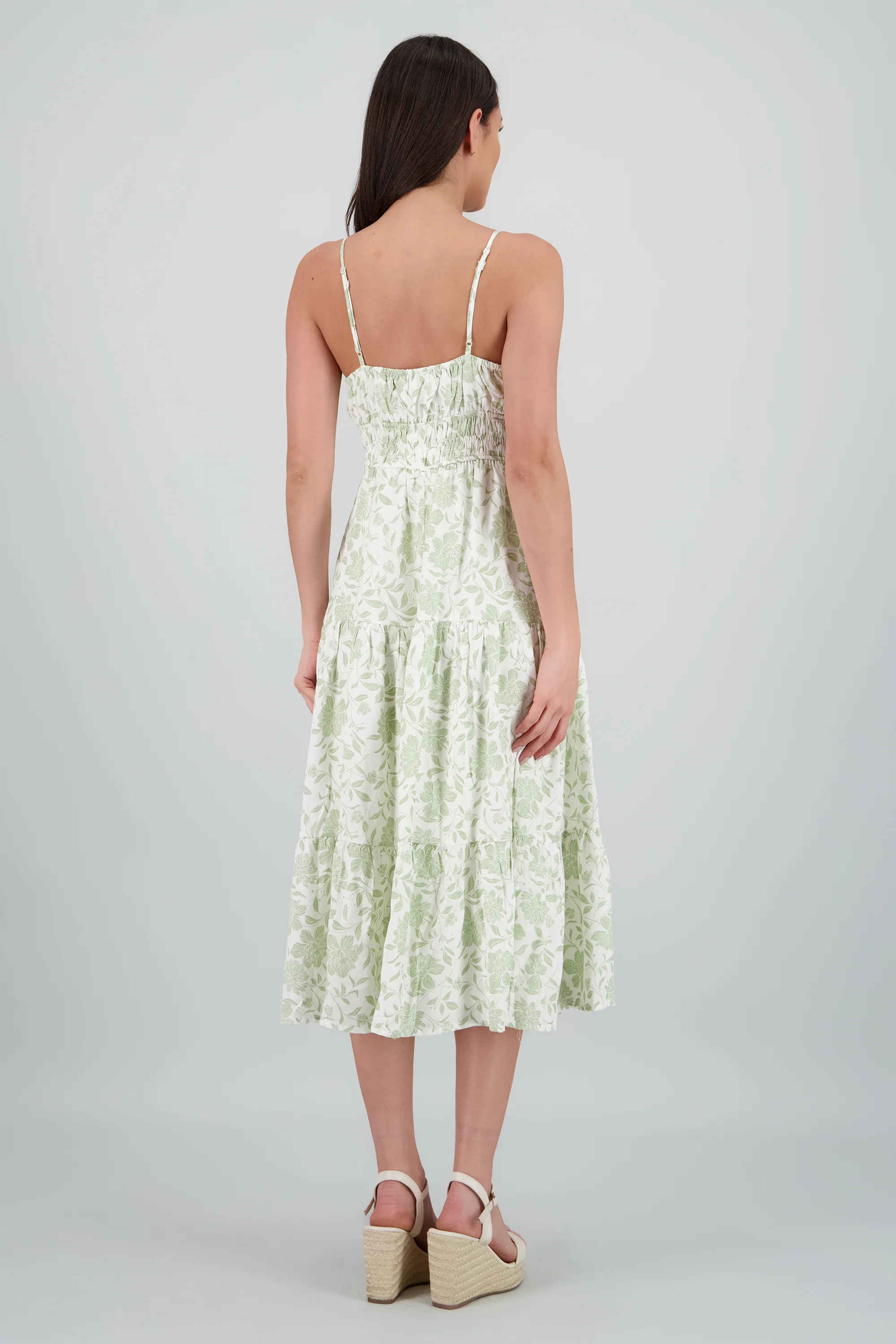 Vestido tirantes maxi estampado flores - Image 4