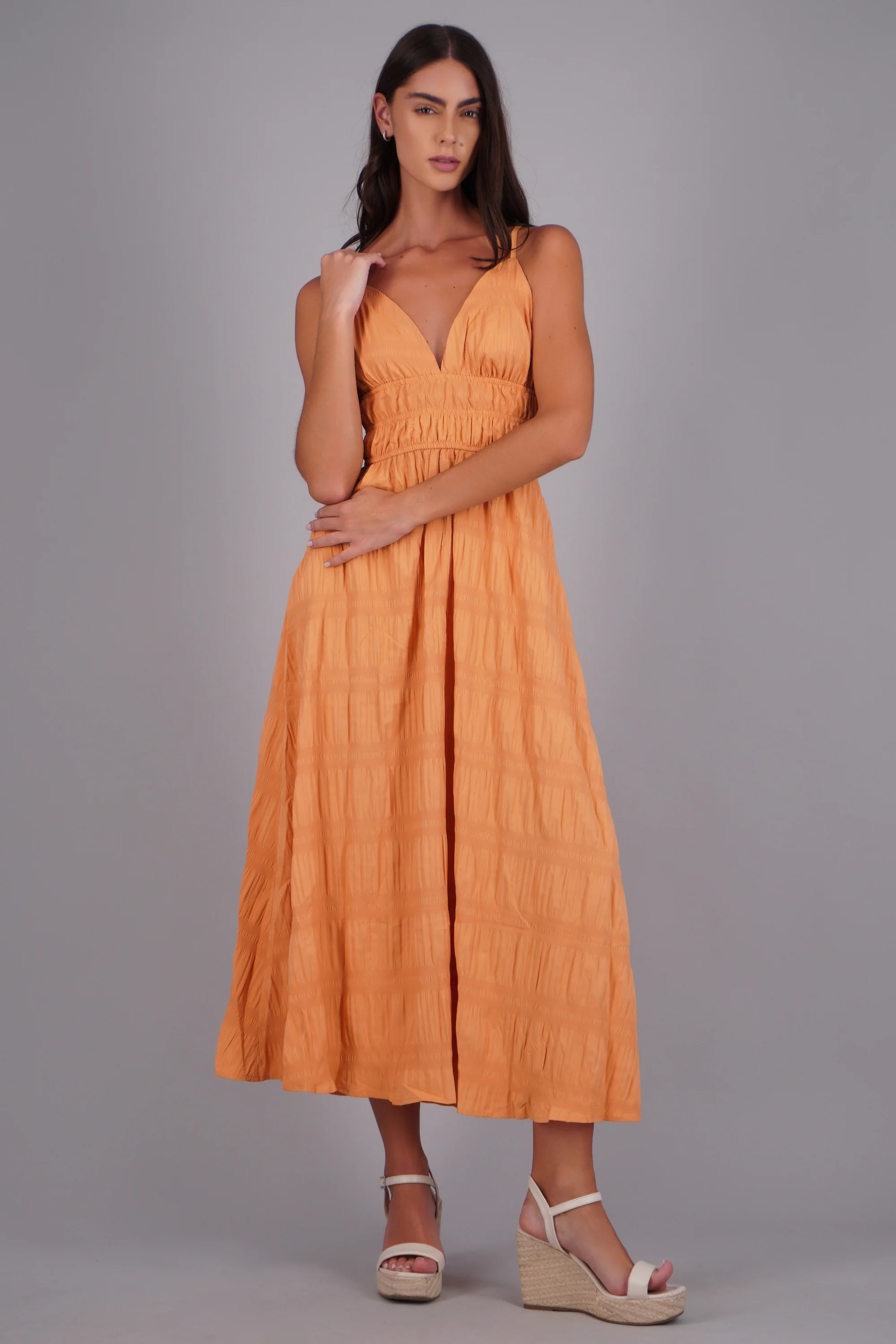 Vestido tirantes textura - Image 2